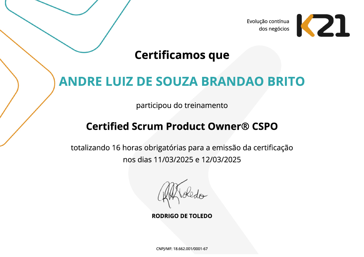 Certificado K21